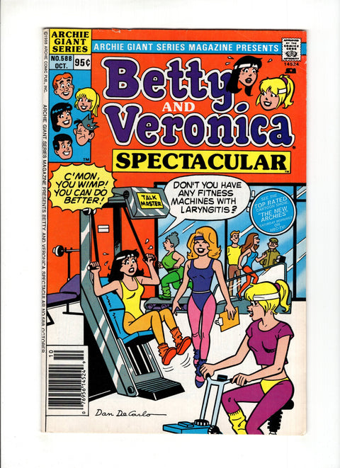 Archie Giant Series #588A (1988)   Archie Comic Publications 1988