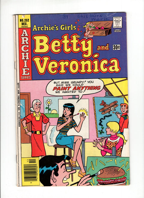 Archie's Girls Betty and Veronica #252 (1976)   Archie Comic Publications 1976