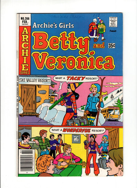 Archie's Girls Betty and Veronica #266 (1978)   Archie Comic Publications 1978
