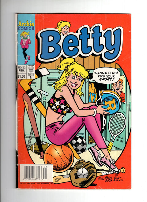 Betty #22 (1995)   Archie Comic Publications 1995