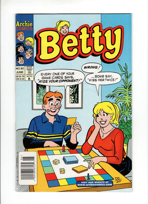 Betty #62 (1998)   Archie Comic Publications 1998