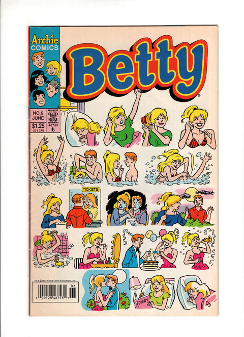 Betty #6 (1993)   Archie Comic Publications 1993