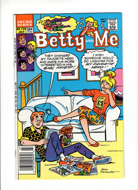 Betty and Me #159 (1987)   Archie Comic Publications 1987