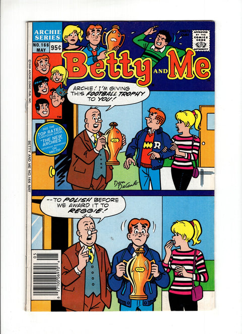 Betty and Me #166 (1988)   Archie Comic Publications 1988
