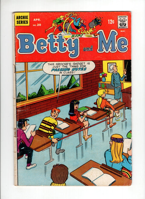 Betty and Me #20 (1969)   Archie Comic Publications 1969