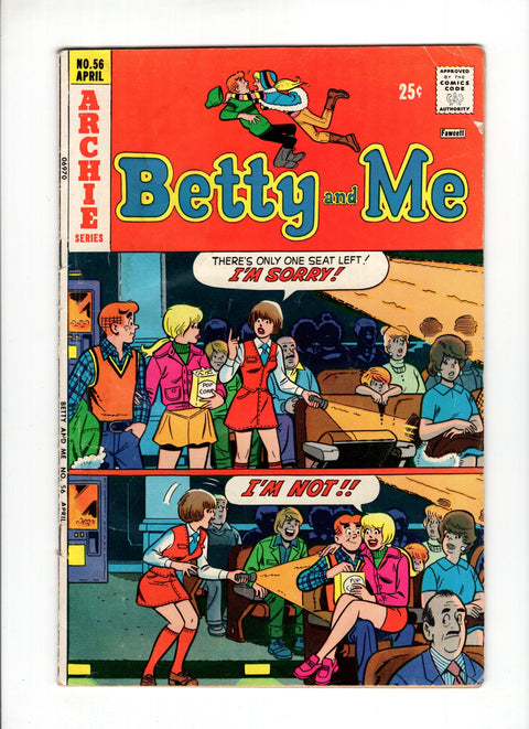 Betty and Me #56 (1974)   Archie Comic Publications 1974