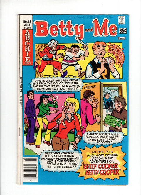 Betty and Me #85 (1977)   Archie Comic Publications 1977
