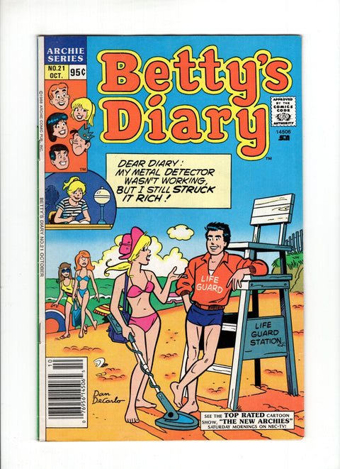 Betty's Diary #21 (1988)   Archie Comic Publications 1988