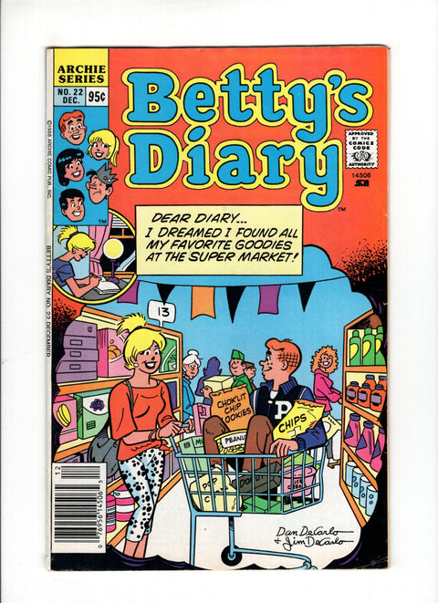 Betty's Diary #22 (1988)   Archie Comic Publications 1988