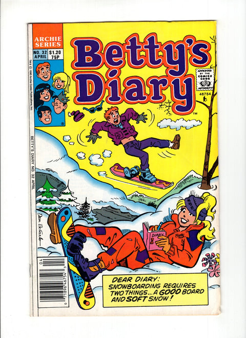 Betty's Diary #32 (1990)   Archie Comic Publications 1990
