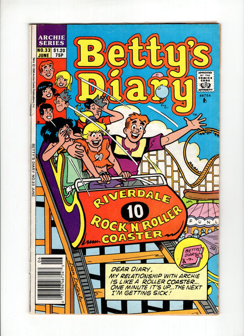 Betty's Diary #33 (1990)   Archie Comic Publications 1990