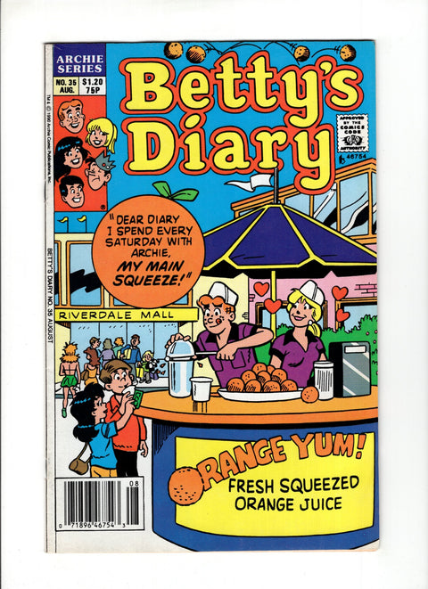 Betty's Diary #35 (1990)   Archie Comic Publications 1990