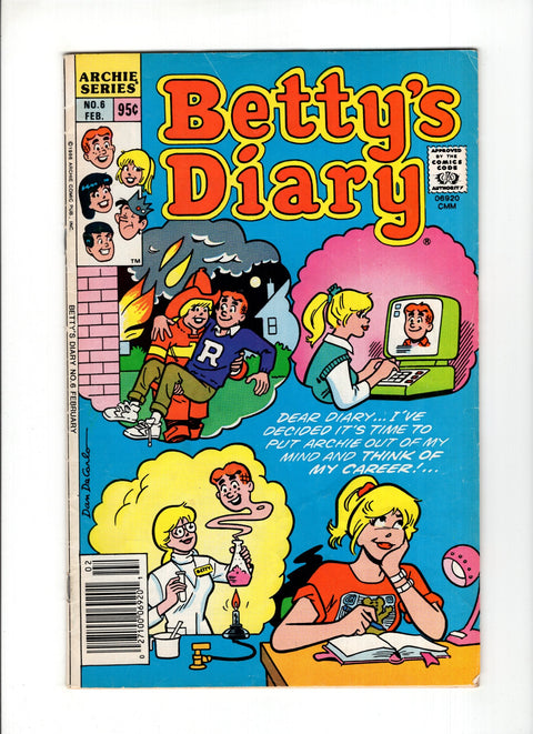 Betty's Diary #6 (1987)   Archie Comic Publications 1987