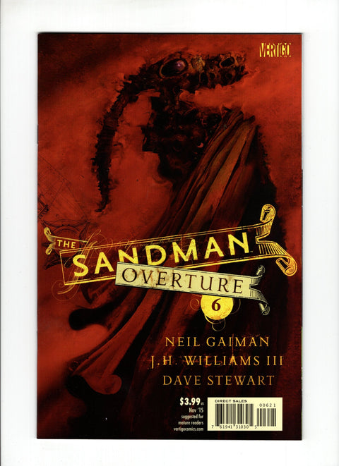The Sandman: Overture #6B (2015) Dave McKean Cover Dave McKean Cover DC Comics 2015