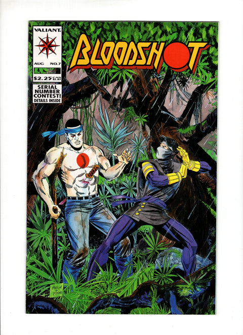 Bloodshot, Vol. 1 #7 (1993) 1st Ninjak 1st Ninjak Valiant Comics 1993