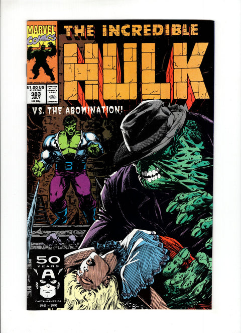 The Incredible Hulk, Vol. 1 #383A (1991)   Marvel Comics 1991