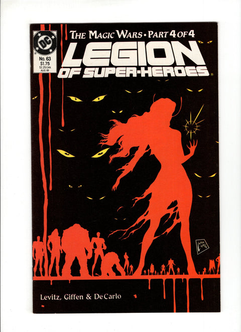 Legion of Super-Heroes, Vol. 3 #63 (1989)   DC Comics 1989