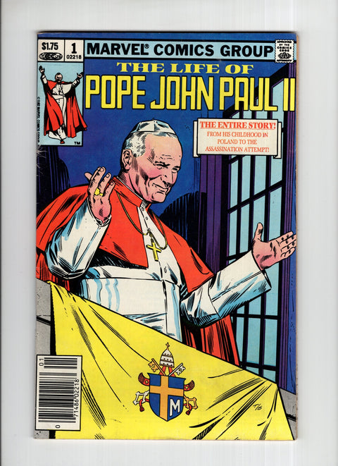The Life of Pope John Paul 2 #1C (1982)  CPV  Marvel Comics 1982