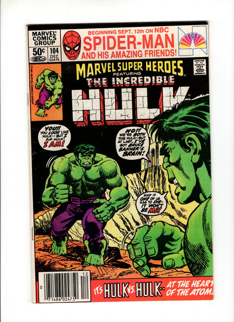Marvel Super-Heroes, Vol. 1 #104B (1981)   Marvel Comics 1981