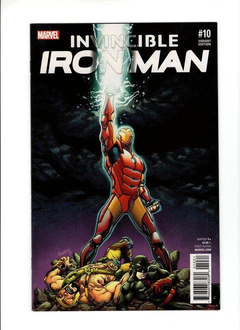 Invincible Iron Man, Vol. 2 #10B (2016) Civil War Reenactment Cover Civil War Reenactment Cover Marvel Comics 2016