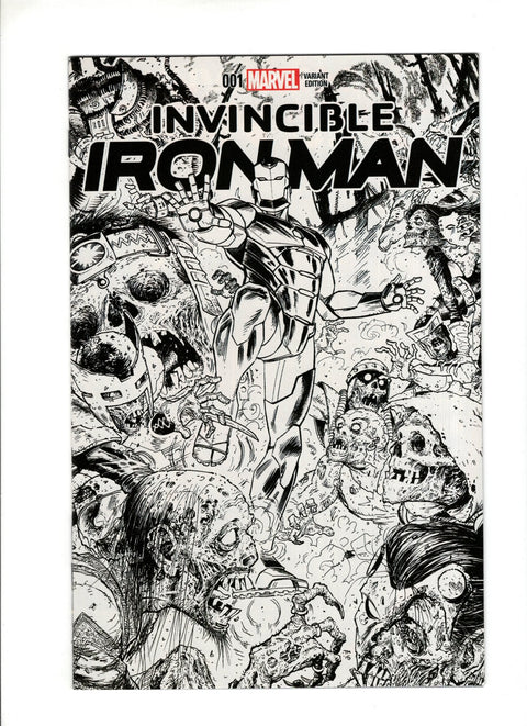 Invincible Iron Man, Vol. 2 #1AI (2015) Moore Sketch Moore Sketch Marvel Comics 2015