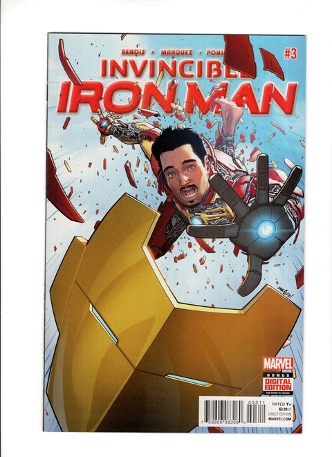Invincible Iron Man, Vol. 2 #3A (2015)   Marvel Comics 2015