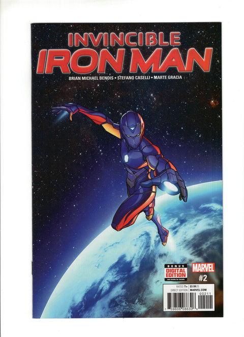 Invincible Iron Man, Vol. 3 #2A (2016)   Marvel Comics 2016