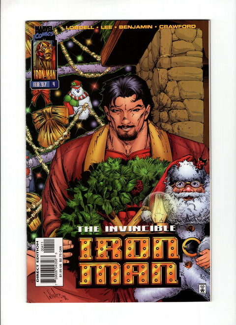 Iron Man, Vol. 2 #4C (1997) Variant Christmas Cover Variant Christmas Cover Marvel Comics 1997