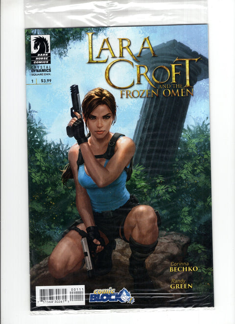 Lara Croft and the Frozen Omen #1B (2015) Comic Block Variant Cover Comic Block Variant Cover Dark Horse Comics 2015
