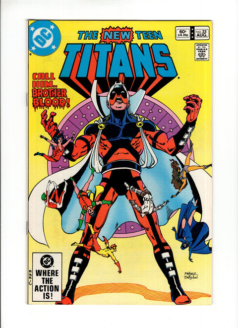The New Teen Titans, Vol. 1 #22A (1982) Cameo Blackfire Cameo Blackfire DC Comics 1982