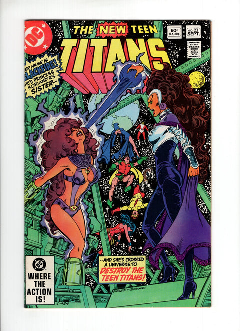 The New Teen Titans, Vol. 1 #23A (1982) 1st Blackfire 1st Blackfire DC Comics 1982
