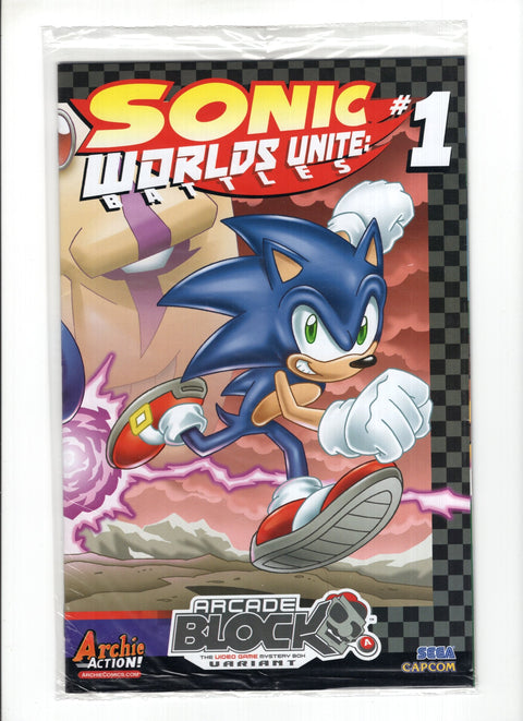 Sonic Worlds Unite: Battles #1D (2015) Arcade Block Variant Arcade Block Variant Archie Comic Publications 2015