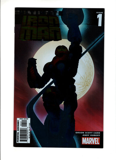 Ultimate Iron Man #1B (2005) Bryan Hitch Foil Bryan Hitch Foil Marvel Comics 2005