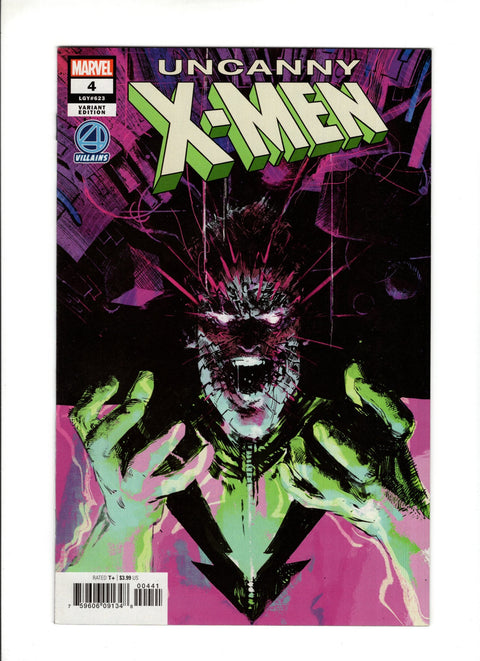 Uncanny X-Men, Vol. 5 #4D (2018) Zaffino F4 Villains Variant Zaffino F4 Villains Variant Marvel Comics 2018