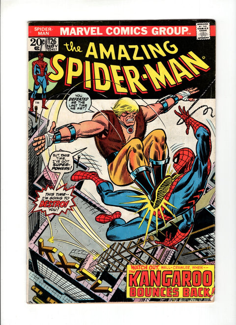 The Amazing Spider-Man, Vol. 1 #126A (1973) Death of Kangaroo Death of Kangaroo Marvel Comics 1973