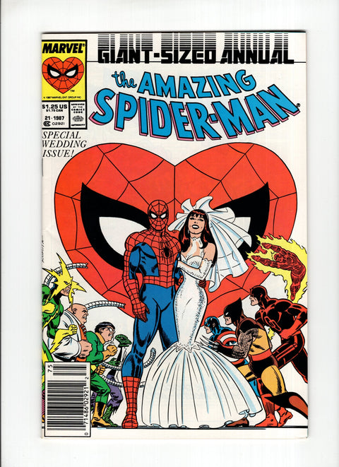 The Amazing Spider-Man, Vol. 1 Annual #21B (1987)  Newsstand  Marvel Comics 1987