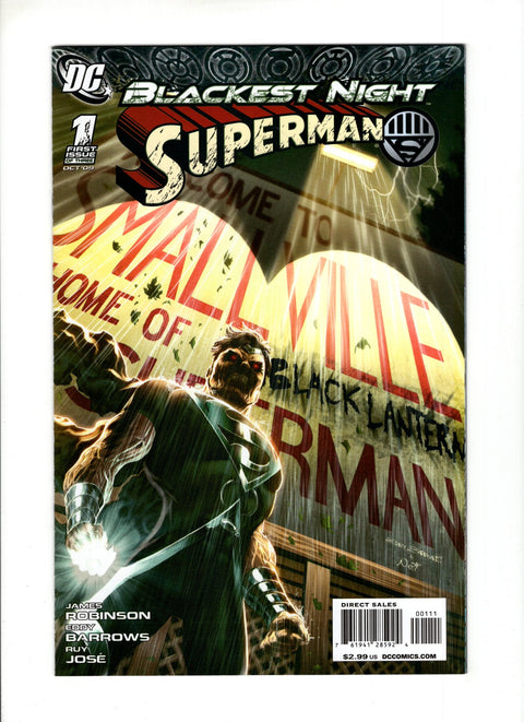 Blackest Night: Superman #1A (2009)   DC Comics 2009