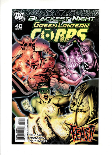 Green Lantern Corps, Vol. 1 #40A (2009) Blackest Night Blackest Night DC Comics 2009