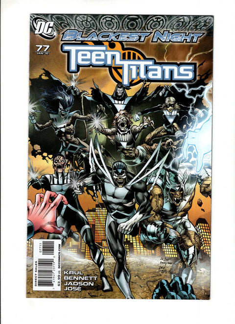 Teen Titans, Vol. 3 #77A (2009) Blackest Night Blackest Night DC Comics 2009