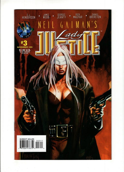Neil Gaiman's Lady Justice (Tekno Comix) #3 (1995)   Tekno Comix 1995
