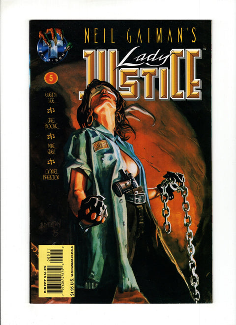 Neil Gaiman's Lady Justice (Tekno Comix) #5 (1995)   Tekno Comix 1995