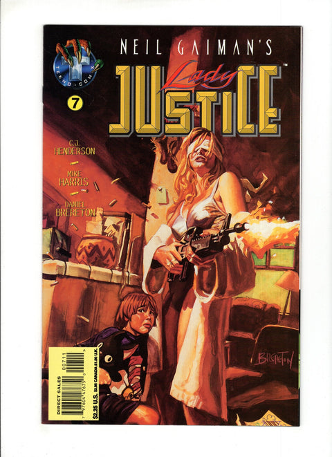 Neil Gaiman's Lady Justice (Tekno Comix) #7 (1996)   Tekno Comix 1996