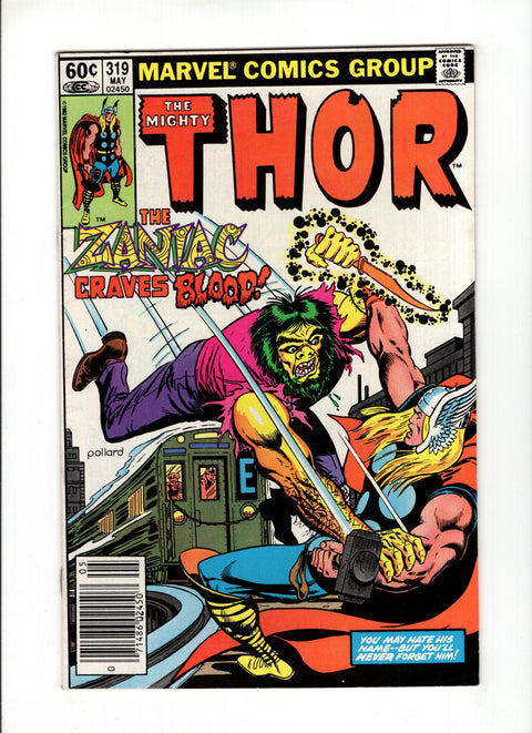 Thor, Vol. 1 #319A (1982) 1st Zaniac 1st Zaniac Marvel Comics 1982