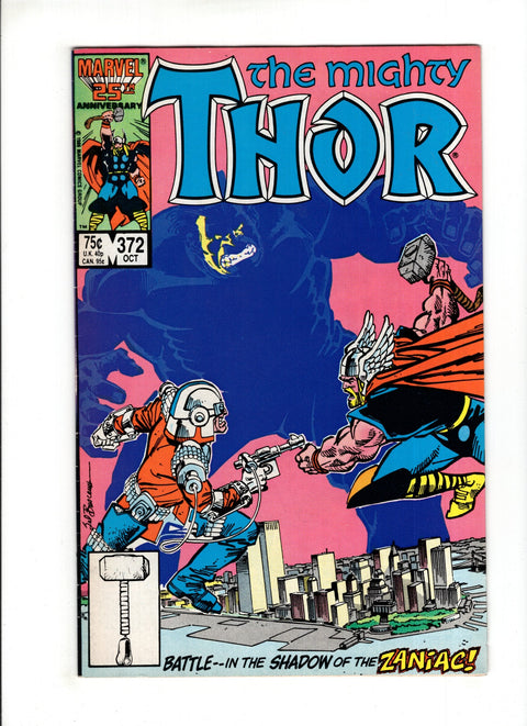 Thor, Vol. 1 #372A (1986) 1st Time Variance Authority 1st Time Variance Authority Marvel Comics 1986
