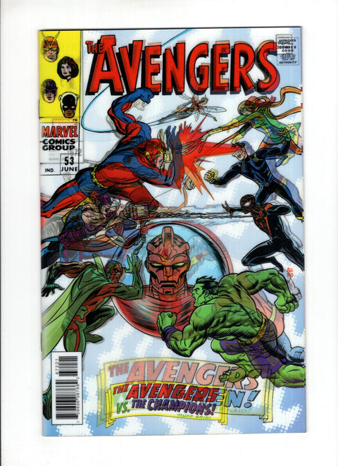 Avengers, Vol. 7 #672B (2017) Allred Lenticular Homage Allred Lenticular Homage Marvel Comics 2017