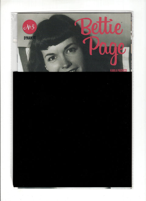 Bettie Page, Vol. 3 #5O (2021) Black Bag Photo Cover Black Bag Photo Cover Dynamite Entertainment 2021