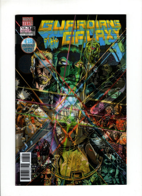 Guardians of the Galaxy, Vol. 4 #146B (2017) Ron Lim Lenticular Homage Ron Lim Lenticular Homage Marvel Comics 2017