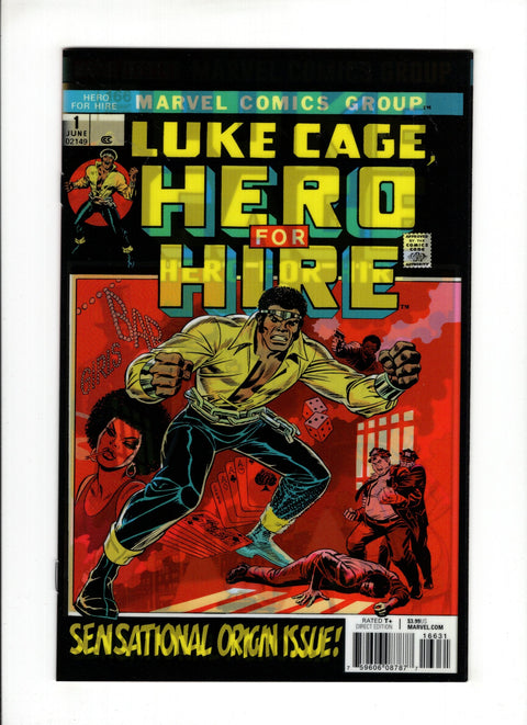 Luke Cage, Vol. 1 #166C (2017) Hero for Hire (1972) #1 Lenticular Hero for Hire (1972) #1 Lenticular Marvel Comics 2017