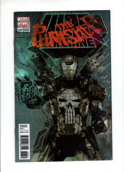 The Punisher, Vol. 11 #218B (2017) Tim Bradstreet Lenticular Tim Bradstreet Lenticular Marvel Comics 2017