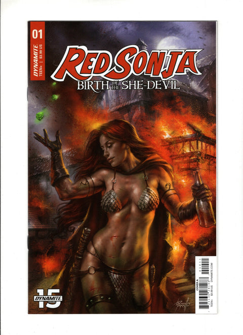 Red Sonja: Birth of the She-Devil #1A (2019)  Lucio Parrillo Cover  Lucio Parrillo Cover Dynamite Entertainment 2019
